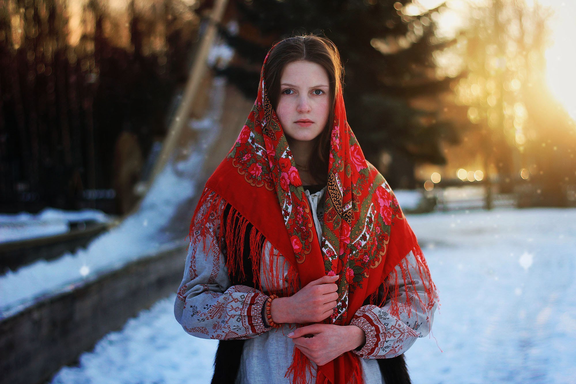 Girls in Slavic costumes in Maua