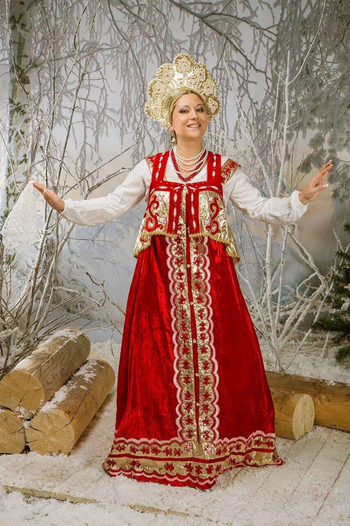 Girls in Slavic costumes in Maua