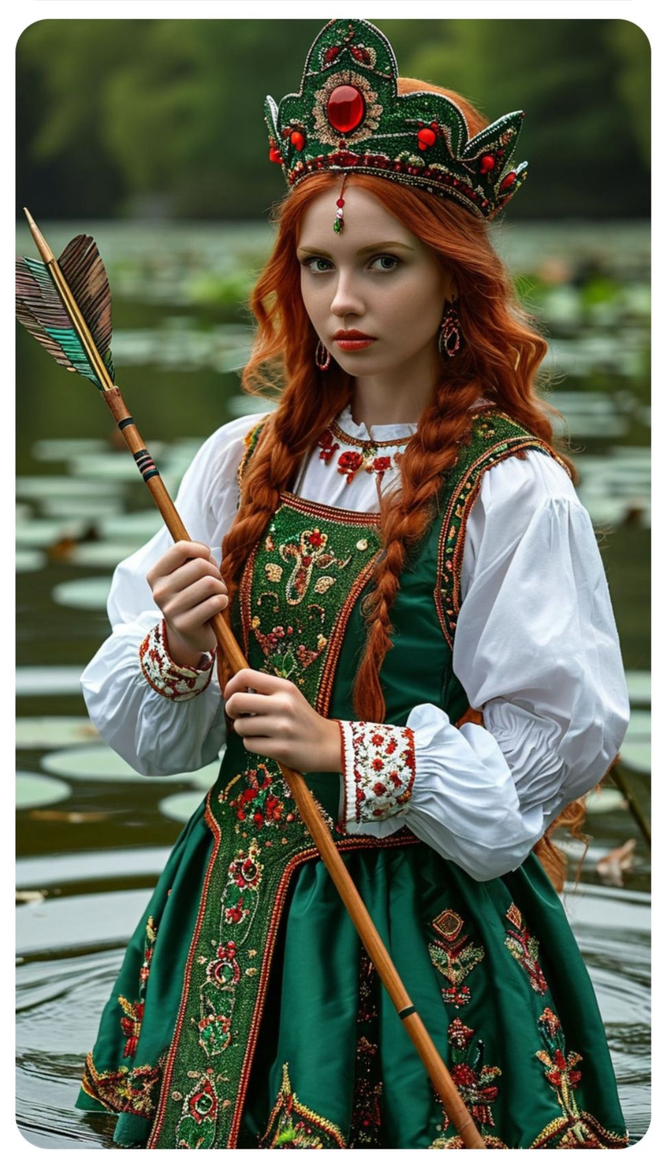 Nude girl Girls in Slavic costumes in Maua